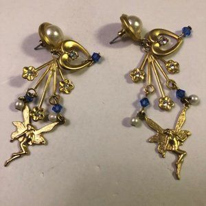 earrings with fairies on bottom